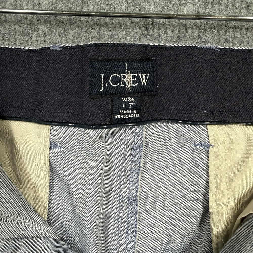 Lot of 2 J.Crew Mens Chino Shorts W36 Blue Green Flat Front Casual - Picture 16 of 16